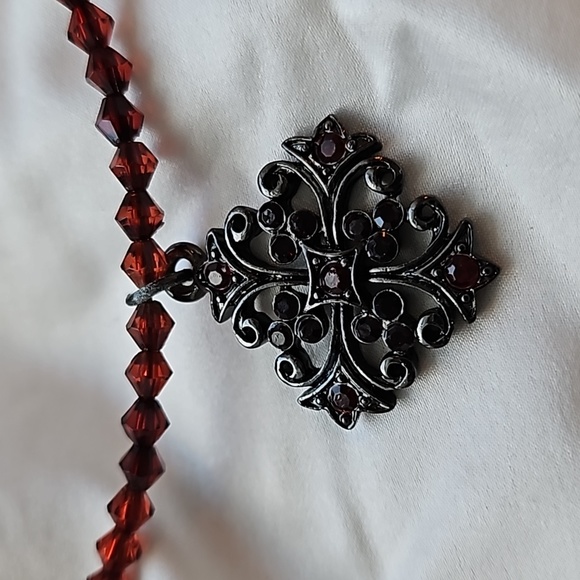 Wire adjustable goth choker - Picture 3 of 3